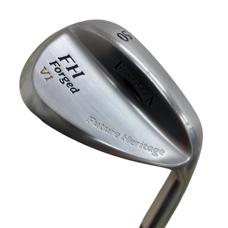 【中古】 フォーティーン FH Forged V1 ニッケルクロムメッキ 50° ウェッジ WG TS-114w (フレックス余分の物) メンズ 成人男性用 右利き 右用 C序列付ける ゴルフ野球クラブ