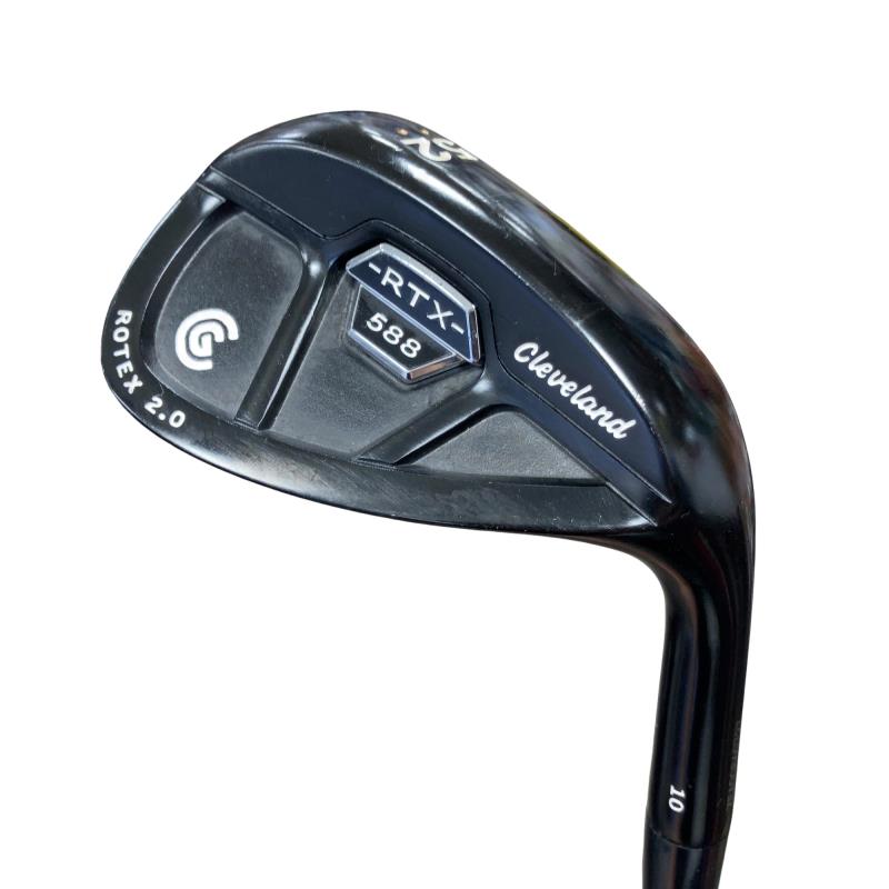 【中古】 クリーブランド Cleveland 588 RTX 2.0 ブラックサテン 52°/10° ウェッジ WG Dynamic Gold (フレックスS) メンズ 男性用 右利き 右用 Cランク ゴルフクラブ