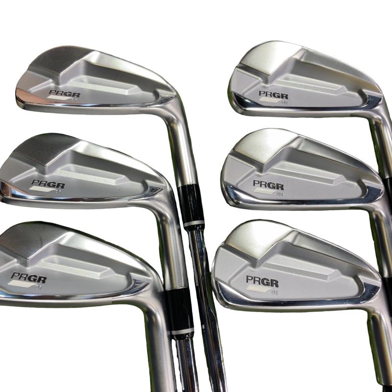 【中古】 プロギア PRGR 01(2023) 7S アイアンセット IR NS PRO MODUS3 TOUR115 (フレックスS) メンズ 男性用 右利き 右用 Bランク ゴルフクラブ