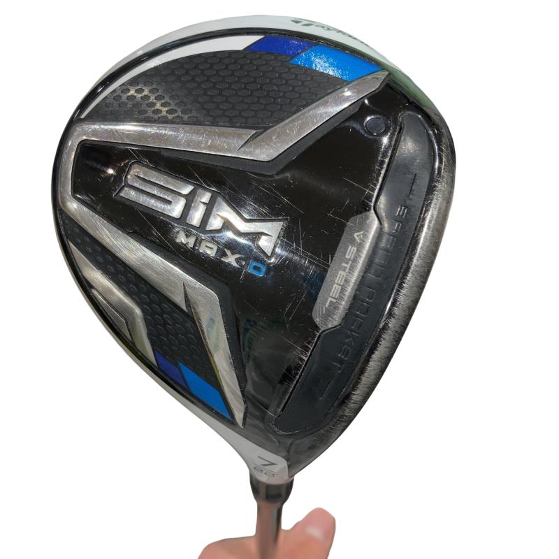 【中古】 テーラーメイド SIM MAX-D 7W フェアウェイウッド FW TENSEI BLUE TM50(FW) (フレックスR) メンズ 男性用 右利き 右用 Cランク ゴルフクラブ