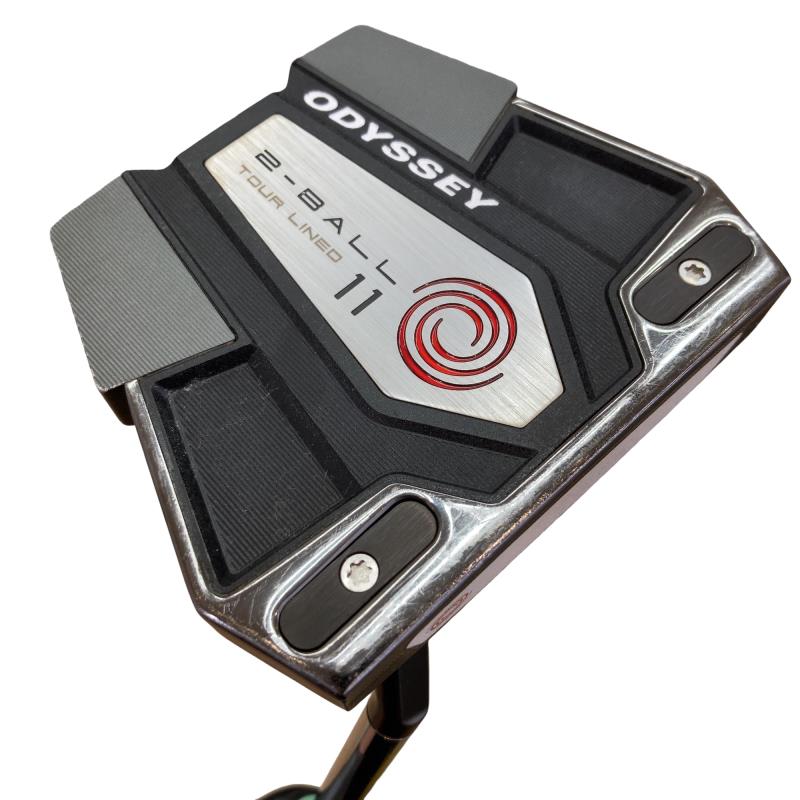 【中古】 オデッセイ 2-BALL ELEVEN TOUR LINED S 33in パター PT STROKE LAB RED (フレックス余分の物) メンズ 成人男性用 右利き 右用 C序列付ける ゴルフ野球クラブ