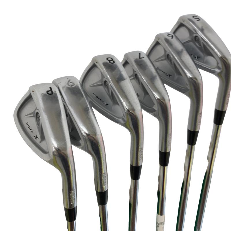 【中古】 ヤマハ inpres X V FORGED(2009) 6S アイアン仕掛ける IR Dynamic Gold (フレックスS) メンズ 成人男性用 右利き 右用 C価値づける ゴルフ野球クラブ