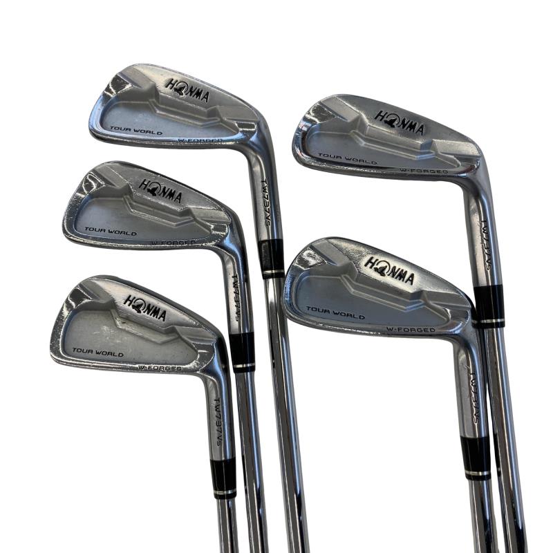 【中古】 本間ゴルフ TOUR WORLD TW737Vs 6S アイアンセット IR 純正特注シャフト (フレックスS) メンズ 男性用 右利き 右用 Cランク ゴルフクラブ