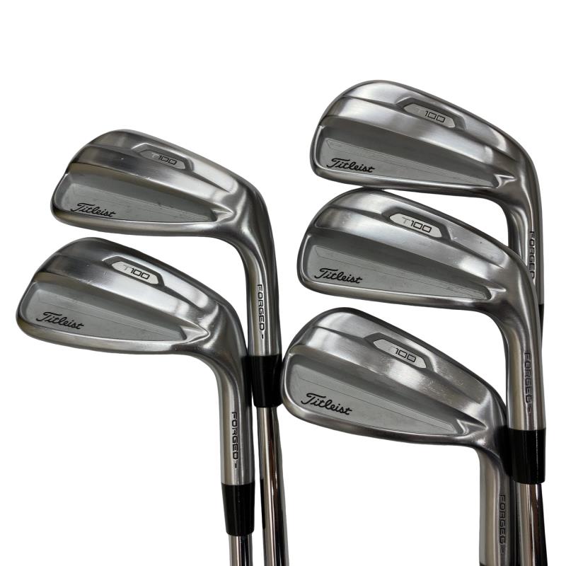 【中古】 タイトリスト Titleist T100(2021) 5S アイアン仕掛ける IR 完全無欠特注立て坑 (フレックスS) メンズ 成人男性用 右利き 右用 C価値づける ゴルフ野球クラブ
