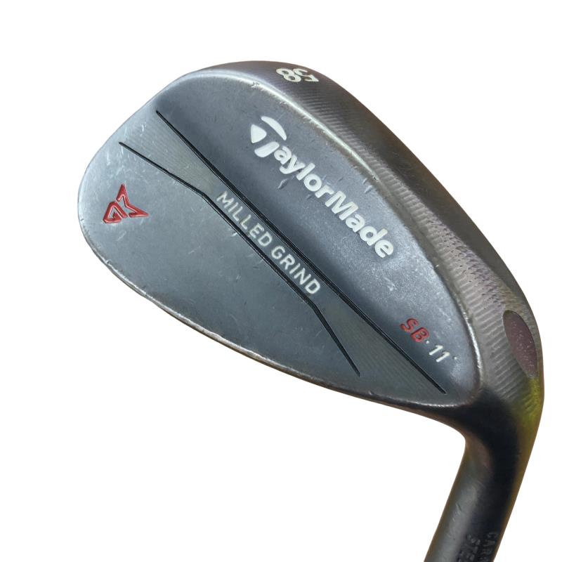 【中古】 仕立て屋御手伝いさん Taylor Made MILLED GRIND(黒いこと) 58°/11° ウェッジ WG Dynamic Gold (フレックスS) メンズ 成人男性用 右利き 右用 D序列付ける ゴルフ野球クラブ
