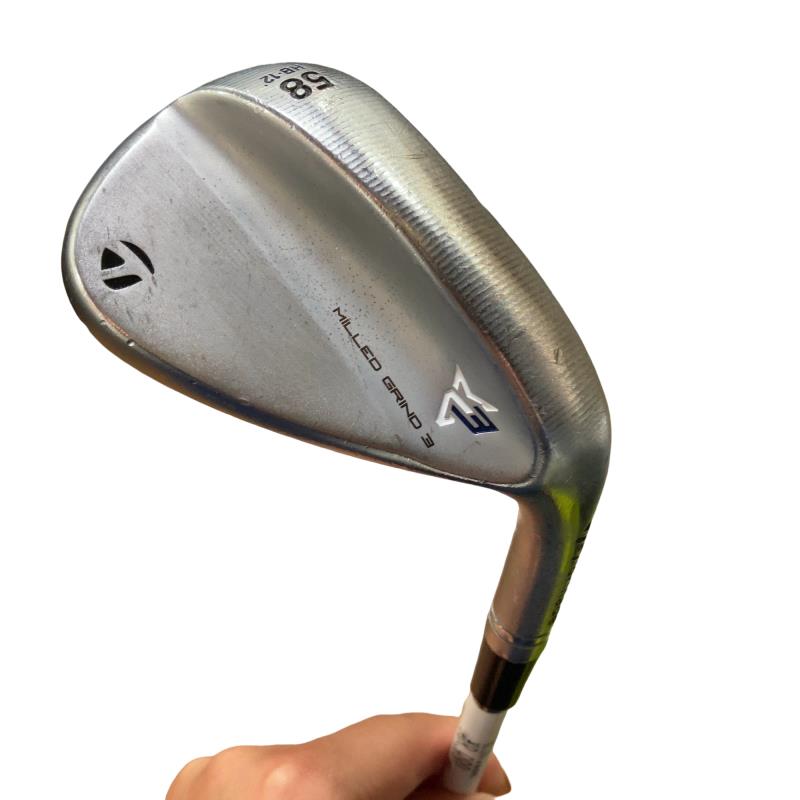 【中古】 テーラーメイド Taylor Made MILLED GRIND 3 58°/12° ウェッジ WG Dynamic Gold (フレックスS) メンズ 男性用 右利き 右用 Cランク ゴルフクラブ