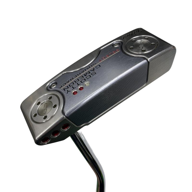 【中古】 タイトリスト SCOTTY CAMERON select SQUAREBACK(2018) 34in パター PT スチール写真 (フレックス余分の物) メンズ 成人男性用 右利き 右用 C序列付ける ゴルフ野球クラブ