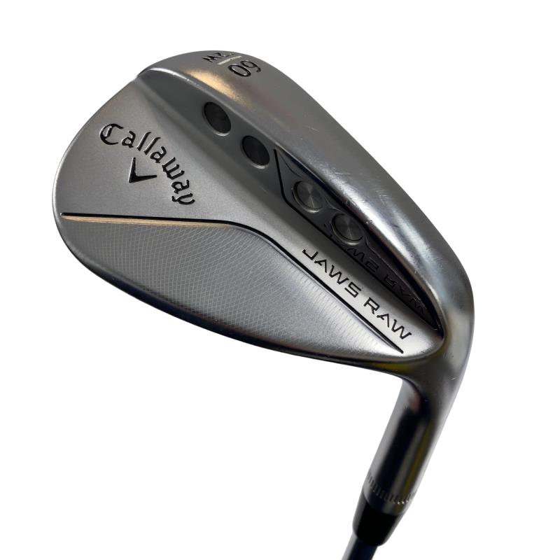 【中古】 キャロウェイ JAWS RAW クロムメッキ 60°/12°W ウェッジ WG Dynamic Gold (フレックスS) メンズ 男性用 右利き 右用 Cランク ゴルフクラブ