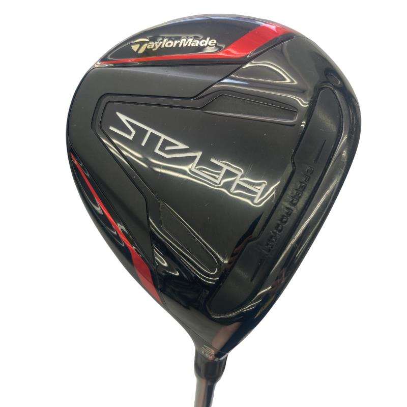 【中古】 テーラーメイド STEALTH 3W フェアウェイウッド FW 純正特注シャフト (フレックスS) メンズ 男性用 右利き 右用 Cランク ゴルフクラブ