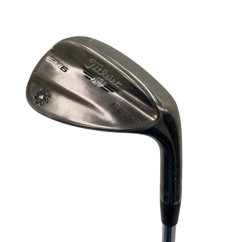 【中古】 タイトリスト VOKEY SPIN MILLED SM6 スティールグレー 52°/12°F USA ウェッジ WG Dynamic Gold (フレックスその他) メンズ 男性用 右利き 右用 Cランク ゴルフクラブ