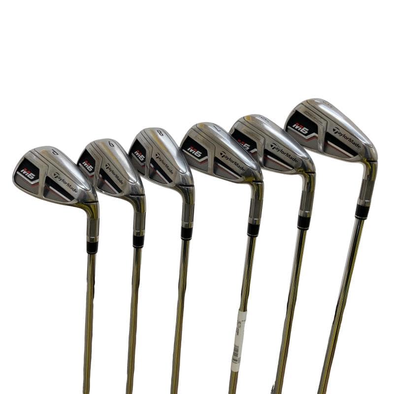 【中古】 テーラーメイド M6 6S アイアンセット IR RE-AX 85 STEEL (フレックスR) メンズ 男性用 右利き 右用 Cランク ゴルフクラブ