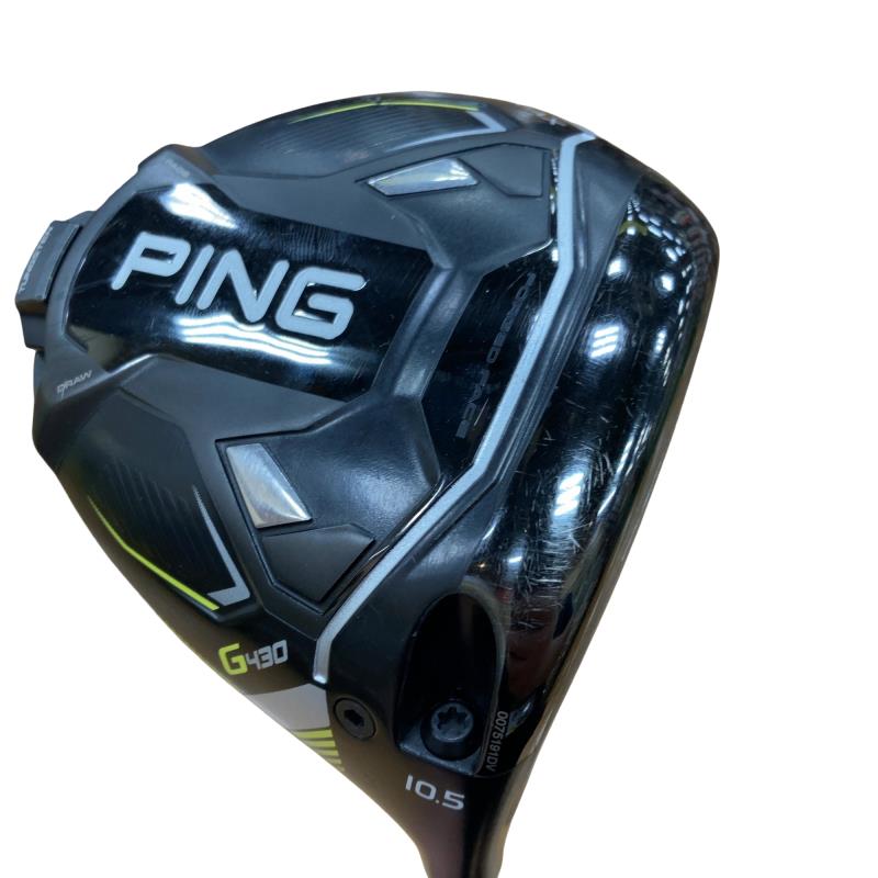【中古】 ピン G430 MAX 10.5° １番ウッド DR 完全無欠特注立て坑 (フレックスS) メンズ 成人男性用 右利き 右用 C序列付ける ゴルフ野球クラブ