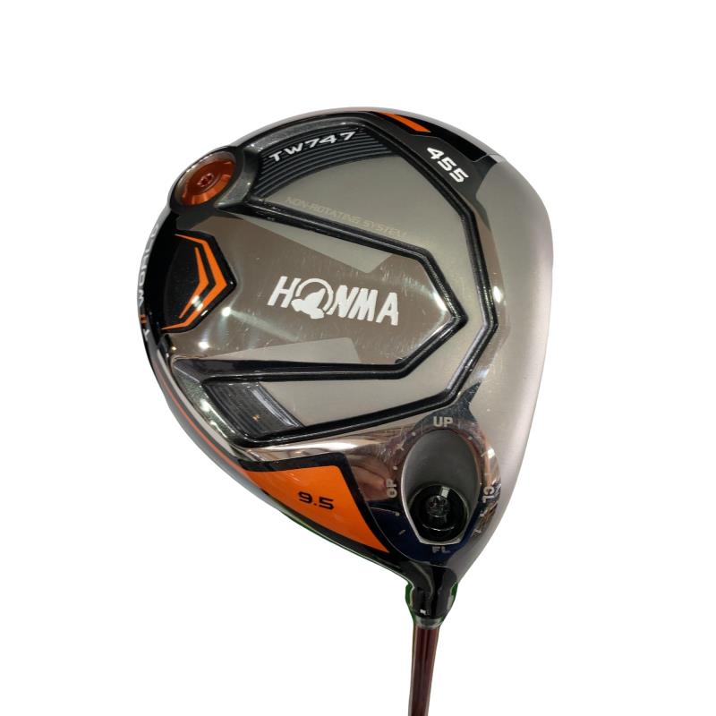 【中古】 本間ゴルフ TOUR WORLD TW747 455  9.5° １番ウッド DR VIZARD FD-6 (フレックスS) メンズ 成人男性用 右利き 右用 C序列付ける ゴルフ野球クラブ