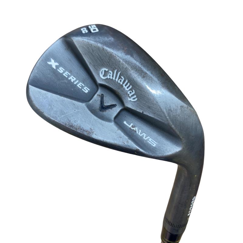 【中古】 キャロウェイ X SERIES JAWS ブラック・ビンテージ 50°/12° ウェッジ WG NS PRO 950GH (フレックスR) メンズ 男性用 右利き 右用 Cランク ゴルフクラブ