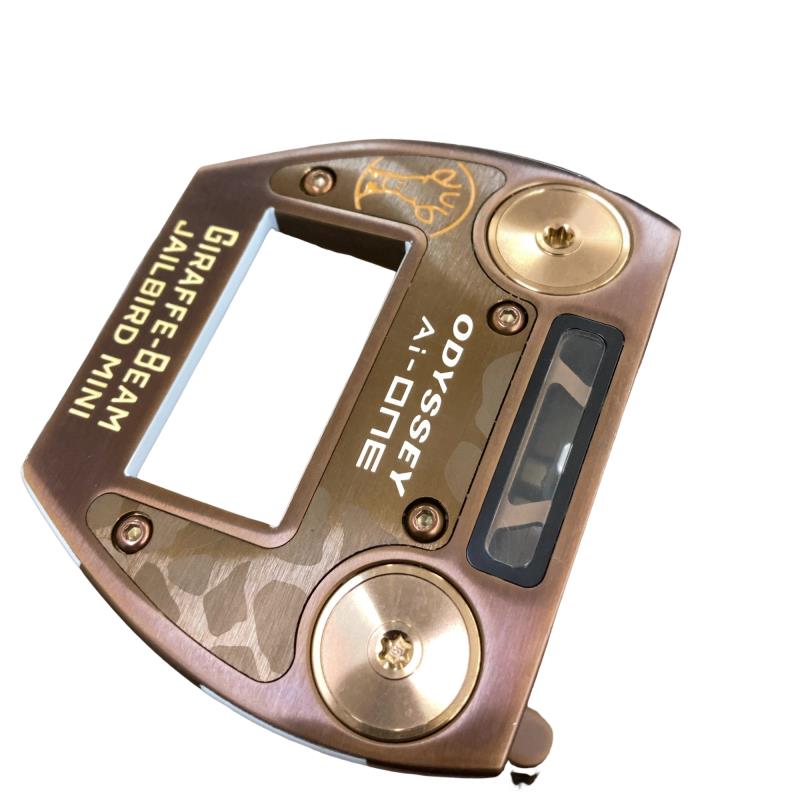 【中古】 オデッセイ Ai-ONE GIRAFFE-BEAM JAILBIRD MINI 34インチ パター PT STROKE LAB 90 スチール (フレックスその他) メンズ 男性用 右利き 右用 Bランク ゴルフクラブ