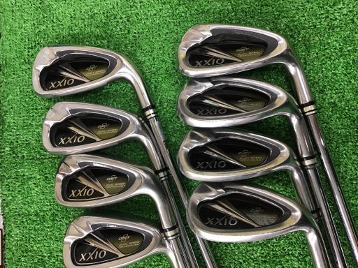 【中古】 ダンロップ XXIO(2014) 8S(イエロー) アイアンセット IR NS PRO 900GH D.S.T for XXIO (フレックスR) メンズ 男性用 右利き 右用 Dランク ゴルフクラブ