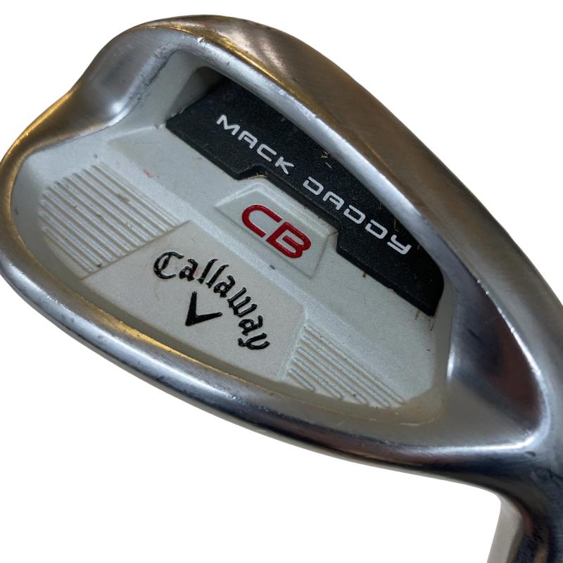 【中古】 キャロウェイ MACK DADDY CB クロムメッキ 56°/14° ウェッジ WG NS PRO ZELOS 7 (フレックスS) メンズ 男性用 右利き 右用 Cランク ゴルフクラブ