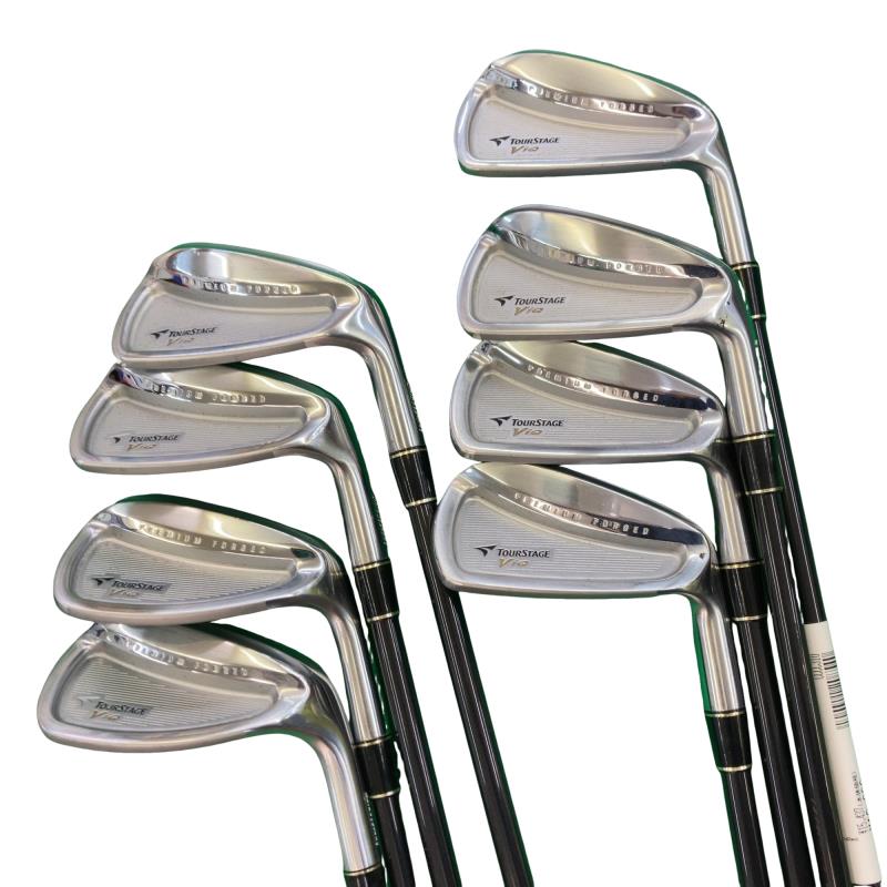 【中古】 ブリヂストン TOURSTAGE ViQ FORGED 8S アイアンセット IR TSI-55 (フレックスR) メンズ 男性用 右利き 右用 Dランク ゴルフクラブ