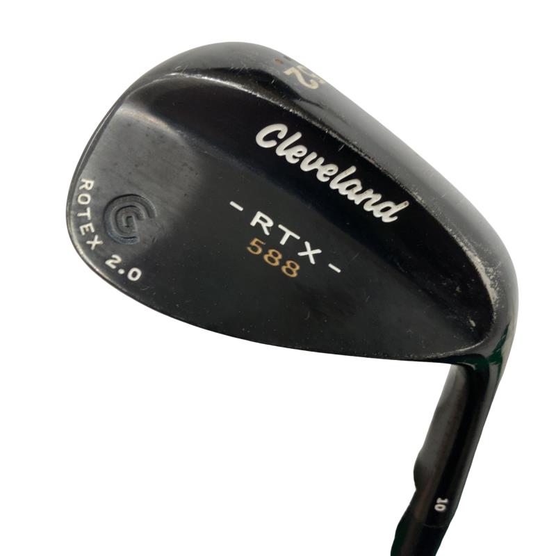 【中古】 クリーブランド Cleveland 588 RTX 2.0 ブラックサテン 52°/10° ウェッジ WG Dynamic Gold (フレックスS) メンズ 男性用 右利き 右用 Dランク ゴルフクラブ