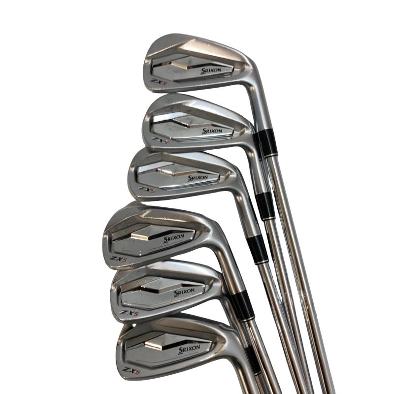 【中古】 ダンロップ SRIXON ZX5 6S アイアンセット IR NS PRO 950GH D.S.T (フレックスS) メンズ 男性用 右利き 右用 Cランク ゴルフクラブ