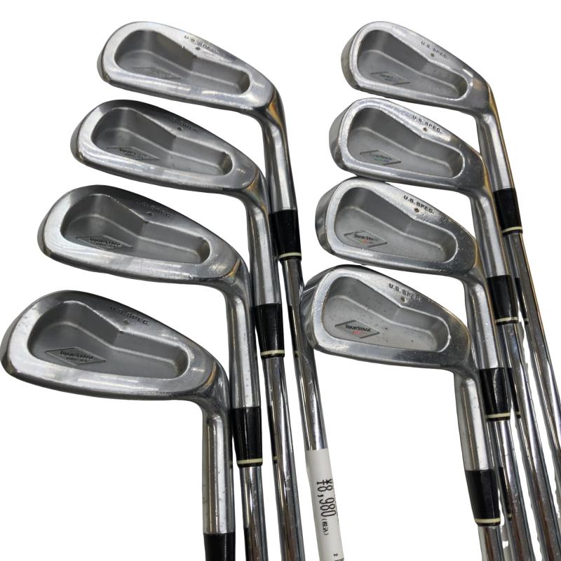 【中古】 ブリヂストン TOURSTAGE MR-23 U.S.SPEC. 8S アイアン仕掛ける IR Dynamic Gold (フレックスS) メンズ 成人男性用 右利き 右用 C序列付ける ゴルフ野球クラブ