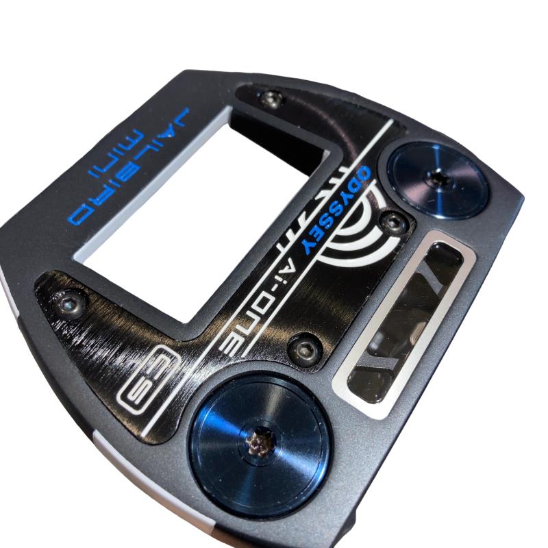 【中古】 オデッセイ Ai-ONE TRI-BEAM JAILBIRD MINI CS 34in パター PT STROKE LAB 90 スチール写真 (フレックス余分の物) メンズ 成人男性用 右利き 右用 B序列付ける ゴルフ野球クラブ