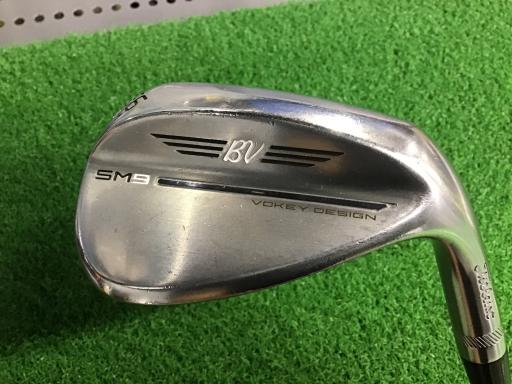 【中古】 タイトリスト VOKEY SPIN MILLED SM9 ツアークロム 56°/08°M ウェッジ WG NS PRO 950GH neo (フレックスS) メンズ 男性用 右利き 右用 Cランク ゴルフクラブ
