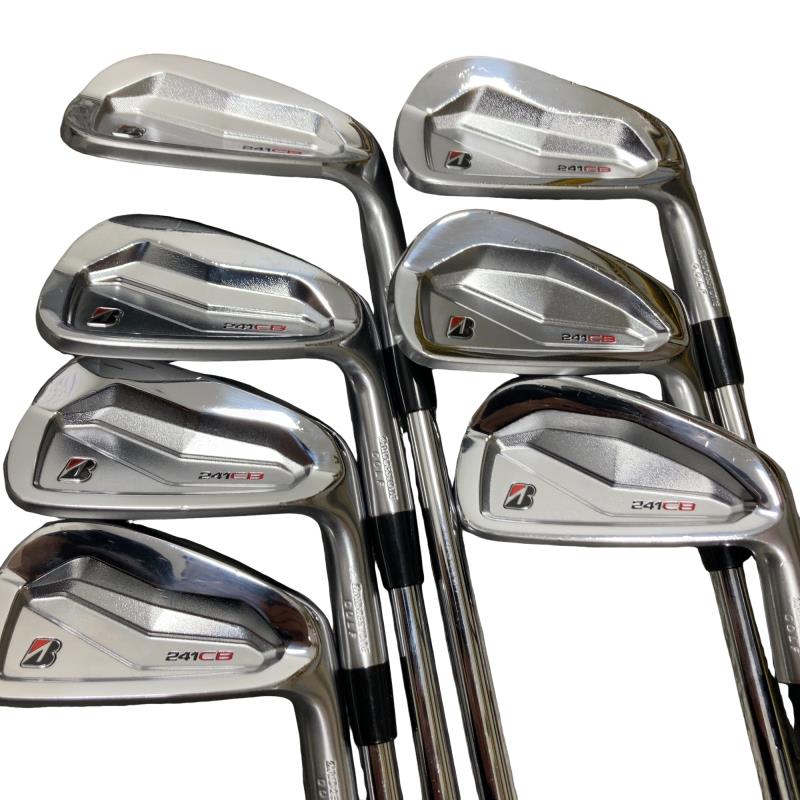 【中古】 ブリヂストン BRIDGESTONE 241CB 7S アイアンセット IR 純正特注シャフト (フレックスその他) メンズ 男性用 右利き 右用 Cランク ゴルフクラブ｜ゴルフパートナー 中古クラブ店
