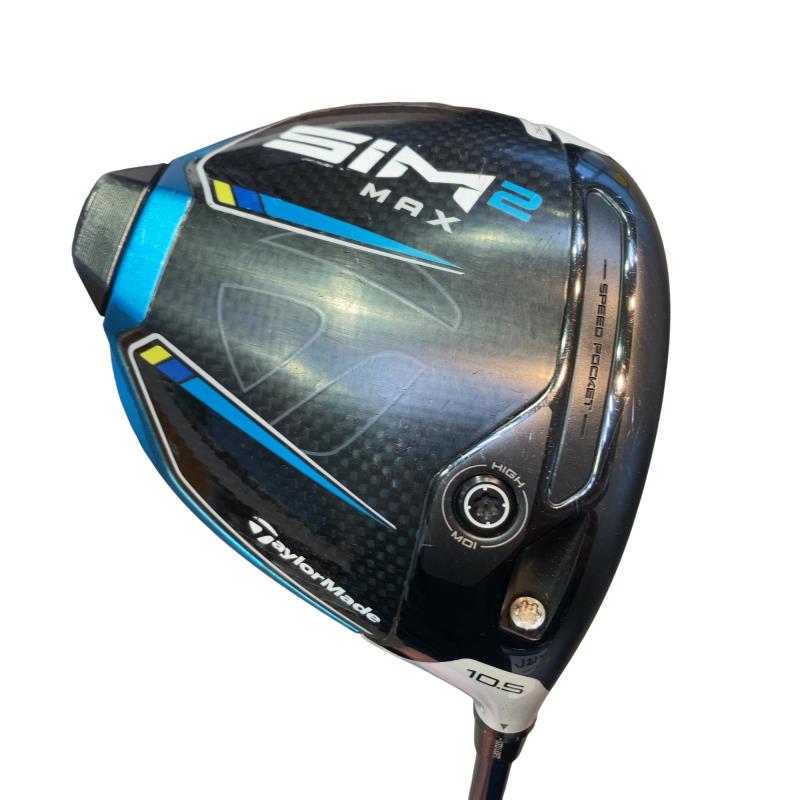 【中古】 テーラーメイド SIM2 MAX 10.5° ドライバー DR TENSEI BLUE TM50(SIM2 DR) (フレックスR) メンズ 男性用 右利き 右用 Cランク ゴルフクラブ