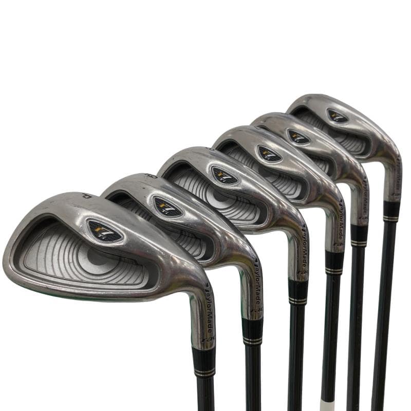 【中古】 テーラーメイド r7 Ti 6S アイアンセット IR RE-AX 60 PLUS (フレックスS) メンズ 男性用 右利き 右用 Cランク ゴルフクラブ
