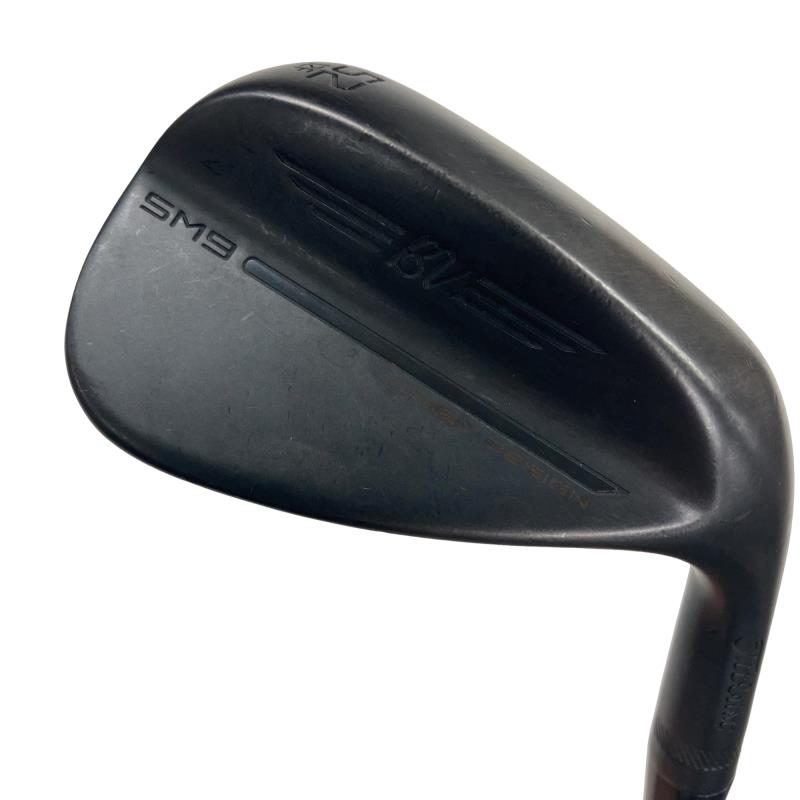 【中古】 タイトリスト VOKEY SPIN MILLED SM9 ジェットブラック 52°/12°F ウェッジ WG BV 105 (フレックスその他) メンズ 男性用 右利き 右用 Cランク ゴルフクラブ|ゴルフパートナー 中古クラブ店