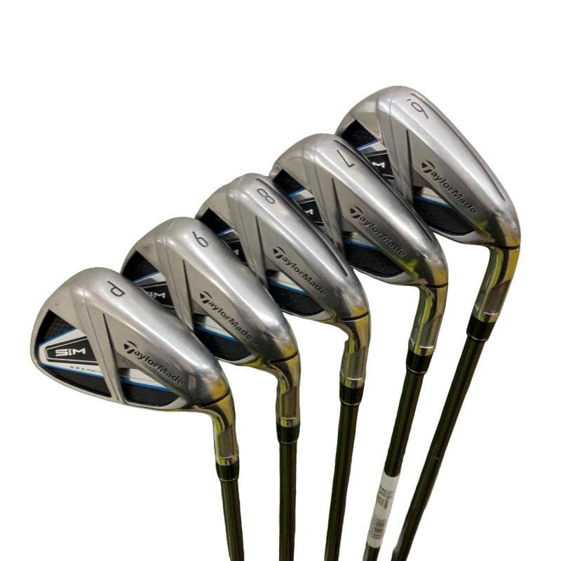 【中古】 仕立て屋御手伝いさん SIM MAX  5S アイアン仕掛ける IR TENSEI BLUE TM60(IR) (フレックスR) メンズ 成人男性用 右利き 右用 C序列付ける ゴルフ野球クラブ