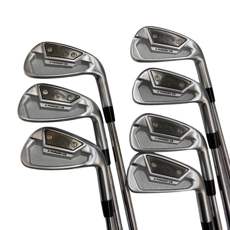【中古】 キャロウェイ X FORGED CB(2021) 8S アイアン仕掛ける IR NS PRO MODUS3 TOUR120 (フレックスS) メンズ 成人男性用 右利き 右用 C価値づける ゴルフ野球クラブ