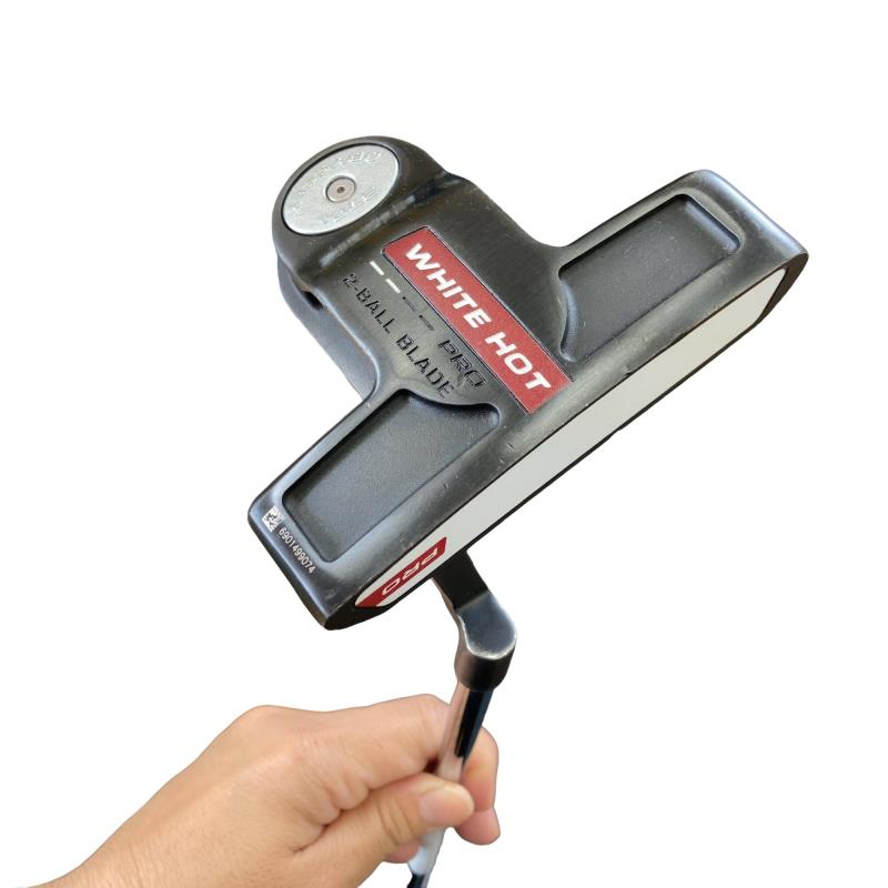 【中古】 オデッセイ WHITE HOT PRO 2・BALL BLADE 34in パター PT スチール写真 (フレックス余分の物) メンズ 成人男性用 右利き 右用 C序列付ける ゴルフ野球クラブ