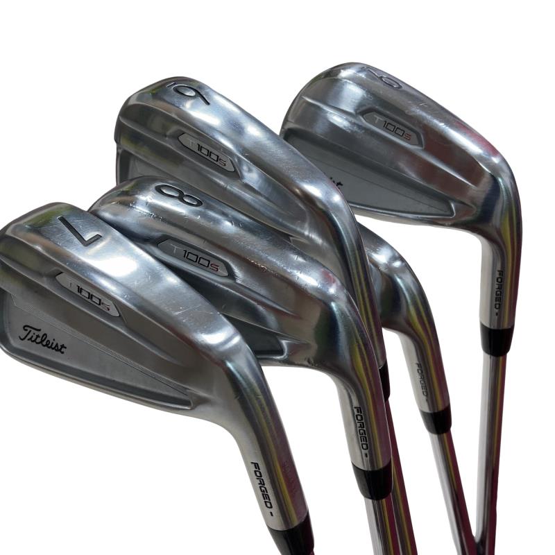 【中古】 タイトリスト Titleist T100S(2021) 5S アイアン仕掛ける IR NS PRO 105T (フレックスS) メンズ 成人男性用 右利き 右用 C価値づける ゴルフ野球クラブ