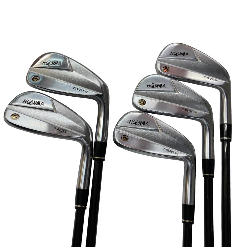 【中古】 本間ゴルフ TOUR WORLD TR21X 5S アイアンセット IR VIZARD TR20-65 (フレックスR) メンズ 男性用 右利き 右用 Cランク ゴルフクラブ｜ゴルフパートナー 中古クラブ店