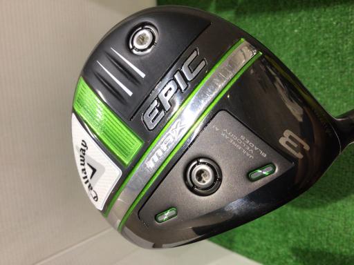 【中古】 キャロウェイ EPIC MAX 3W レフティ フェアウェイウッド FW 純正特注シャフト (フレックスS) メンズ 男性用 左利き レフティ 左用 Cランク ゴルフクラブ