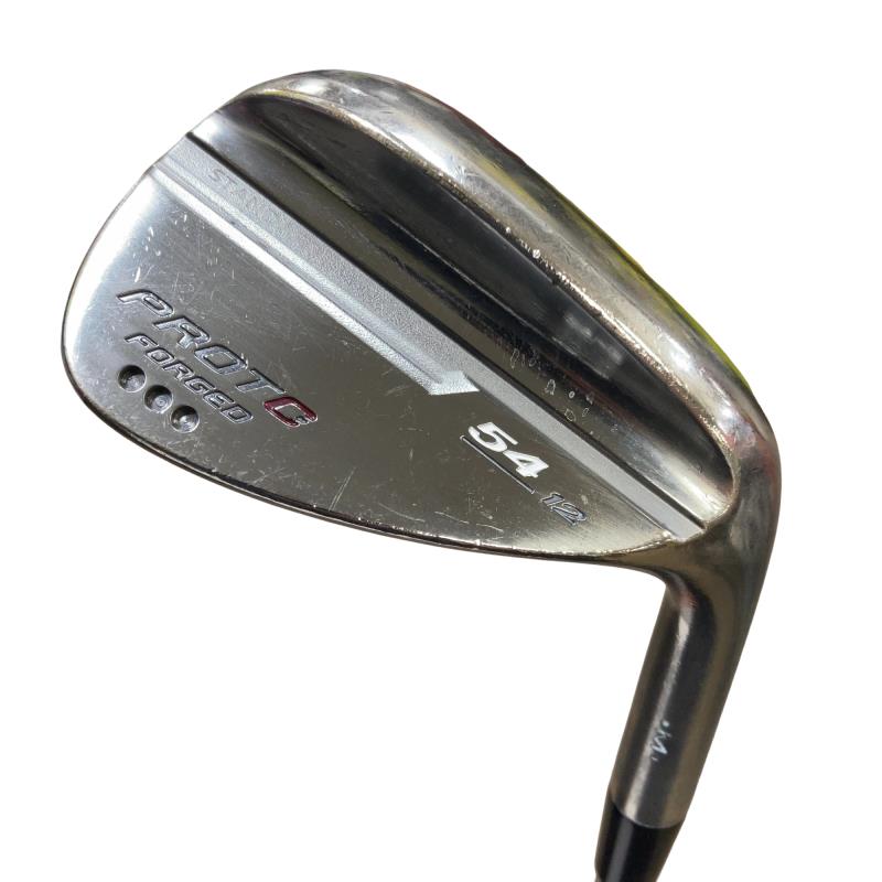 【中古】 PROTO-CONCEPT PROTO-CONCEPT FORGED WEDGE(メッキ) 54°/12° ウェッジ WG 純正特注シャフト (フレックスその他) メンズ 男性用 右利き 右用 Cランク ゴルフクラブ