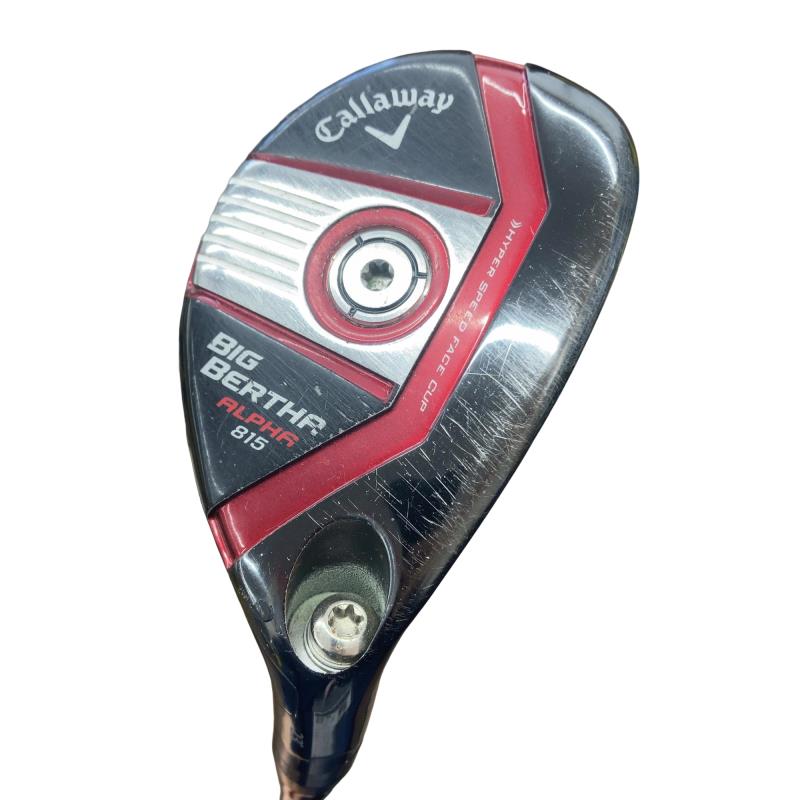 【中古】 キャロウェイ BIG BERTHA ALPHA 815 23° ユーティリティ UT 純正特注シャフト (フレックスX) メンズ 男性用 右利き 右用 Dランク ゴルフクラブ