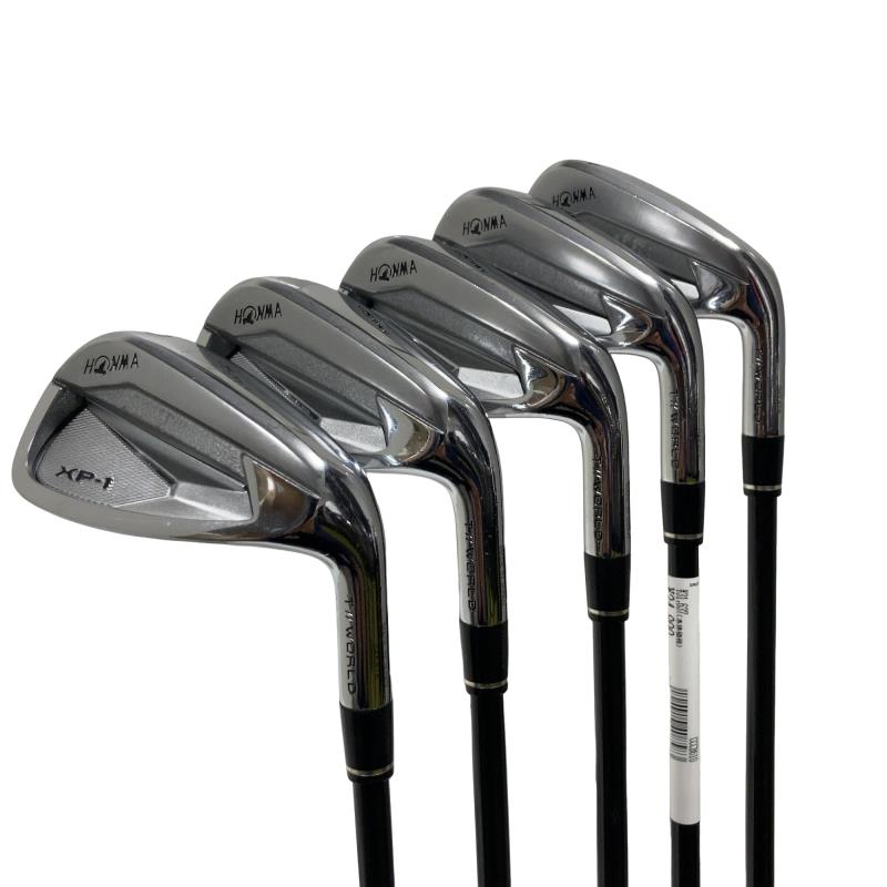 【中古】 本間ゴルフ TOUR WORLD XP-1 5S アイアンセット IR VIZARD 43(IR) (フレックスR) メンズ 男性用 右利き 右用 Cランク ゴルフクラブ