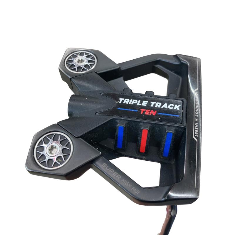 【中古】 オデッセイ TRIPLE TRACK TEN 33in パター PT STROKE LAB BLACK (フレックス余分の物) メンズ 成人男性用 右利き 右用 C位置付ける ゴルフ野球クラブ パター-ゴルフ