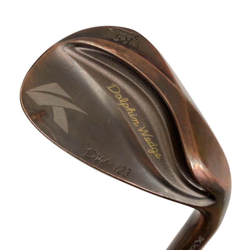 【中古】 キャスコ Dolphin Wedge DW-123 Copper 58° ウェッジ WG Dolphin DP-231 (フレックスその他) メンズ 男性用 右利き 右用 Cランク ゴルフクラブ
