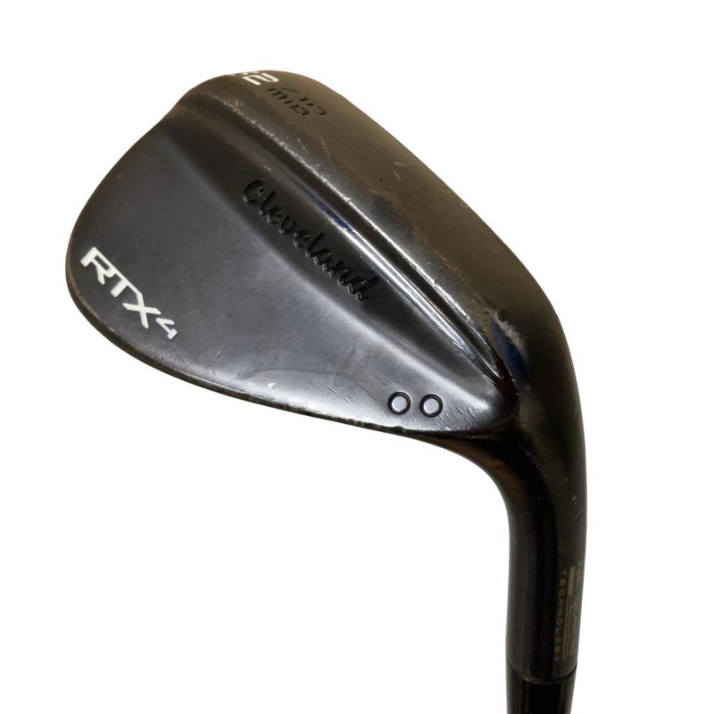 【中古】 クリーブランド Cleveland RTX-4 ブラックサテン 52°/10° MID ウェッジ WG Dynamic Gold (フレックスS) メンズ 男性用 右利き 右用 Cランク ゴルフクラブ