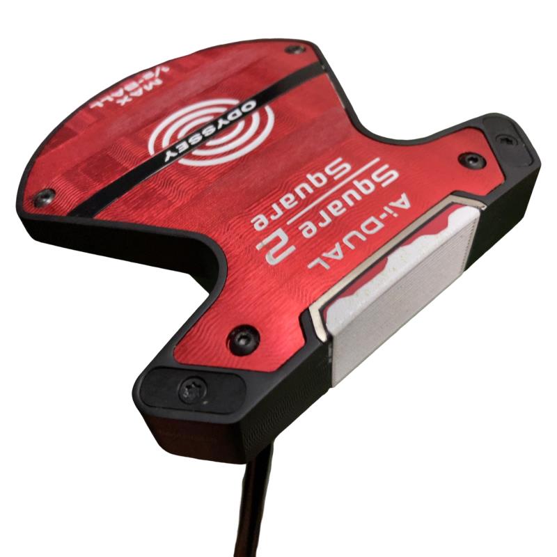 【中古】 オデッセイ Ai-DUAL SQUARE 2 SQUARE MAX 1/2-BALL 33インチ パター PT STROKE LAB 120 スチール (フレックスその他) メンズ 男性用 右利き 右用 Cランク ゴルフクラブ