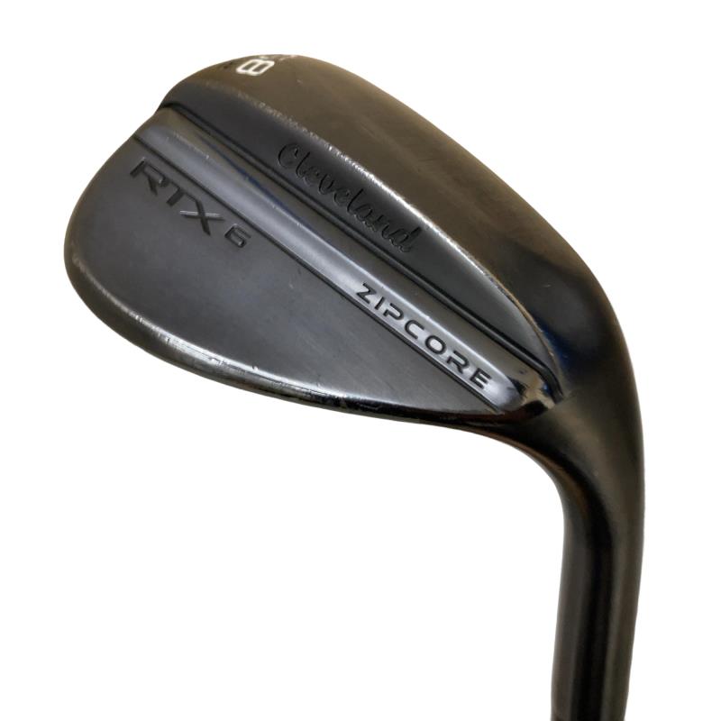 【中古】 クリーブランド Cleveland RTX-6 ZIPCORE ブラックサテン 58°/06° LOW ウェッジ WG Dynamic Gold (フレックスS) メンズ 男性用 右利き 右用 Cランク ゴルフクラブ