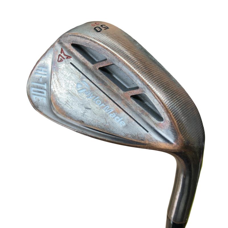 【中古】 仕立て屋御手伝いさん Taylor Made MILLED GRIND HI-TOE(2021) 50°/09° ウェッジ WG リシャフト (フレックス余分の物) メンズ 成人男性用 右利き 右用 C位置づける ゴルフ野球クラブ