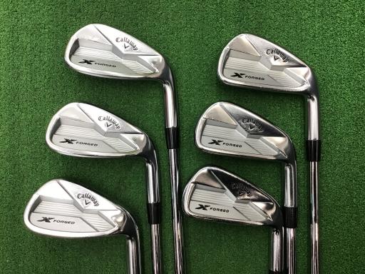【中古】 キャロウェイ X FORGED(2018) 6S アイアンセット IR NS PRO MODUS3 TOUR120 (フレックスS) メンズ 男性用 右利き 右用 Cランク ゴルフクラブ