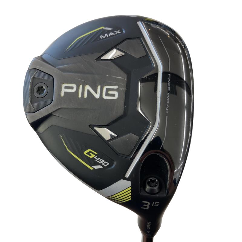 【中古】 ピン G430 MAX 3W フェアウェイウッド FW リシャフト (フレックス余分の物) メンズ 成人男性用 右利き 右用 C価値づける ゴルフ野球クラブ