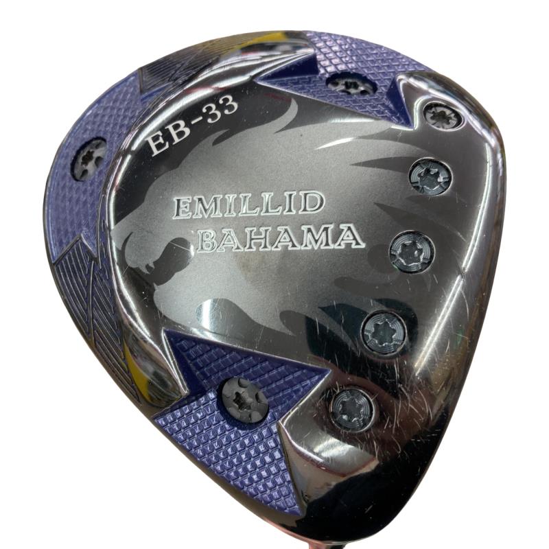 【中古】 エミリッドバハマ EMILLID BAHAMA EB-33 サファイア青み 1W １番ウッド DR リシャフト (フレックス余分の物) メンズ 成人男性用 右利き 右用 C序列付ける ゴルフ野球クラブ