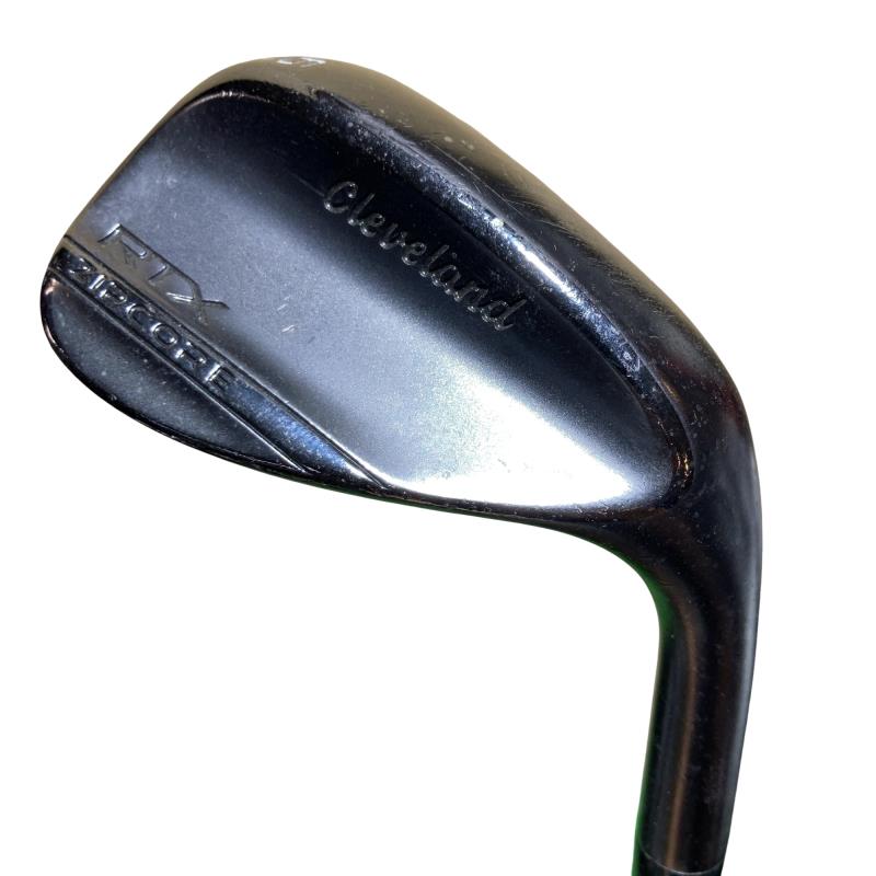 【中古】 クリーブランド Cleveland RTX ZIPCORE 黒いこと繻子 56°/12° FULL ウェッジ WG 完全無欠特注立て坑 (フレックス余分の物) メンズ 成人男性用 右利き 右用 C価値づける ゴルフ野球クラブ
